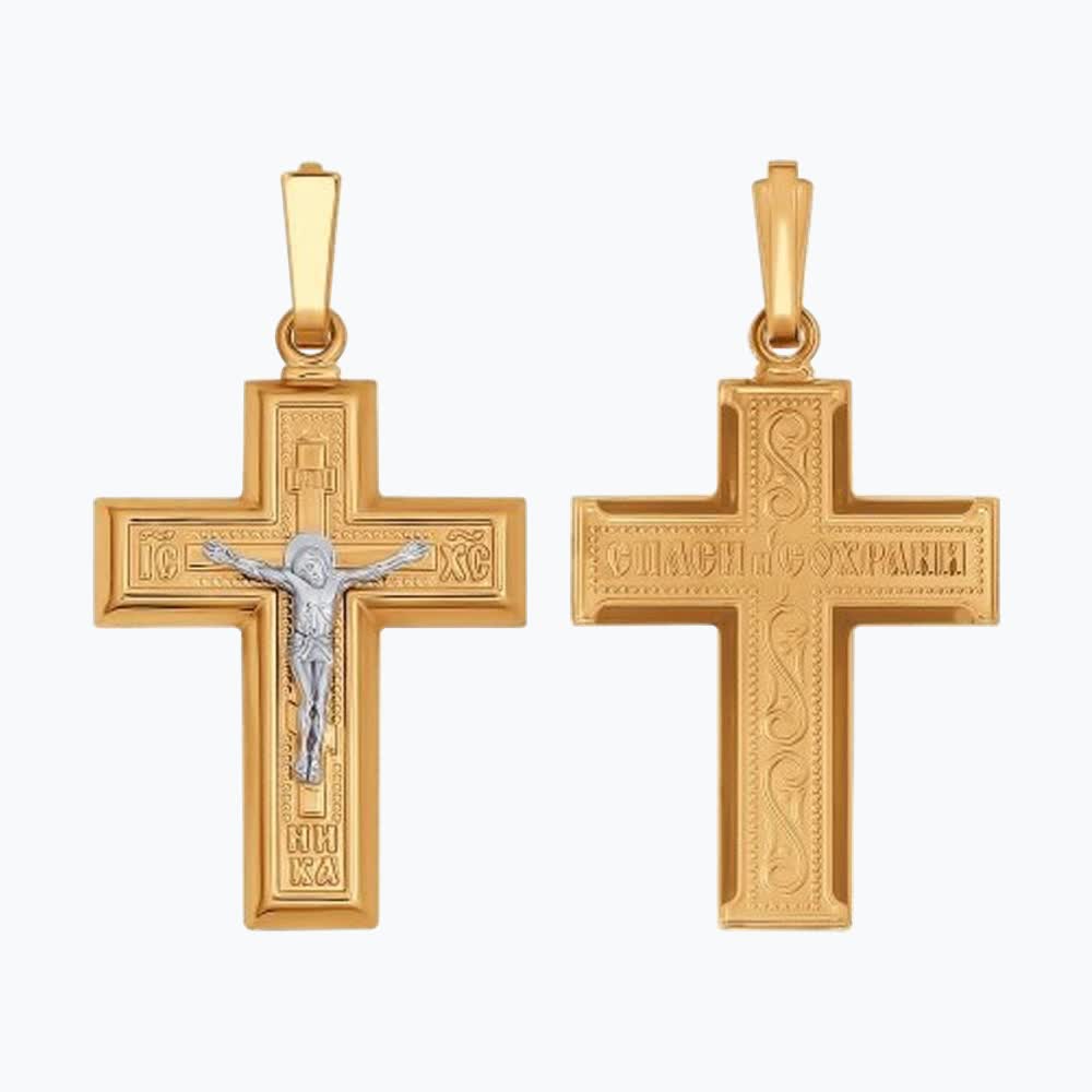 Cruce Sokolov din aur combinat