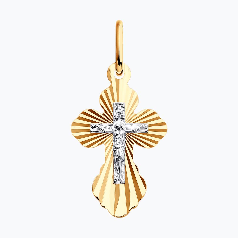 Combined gold Sokolov cross