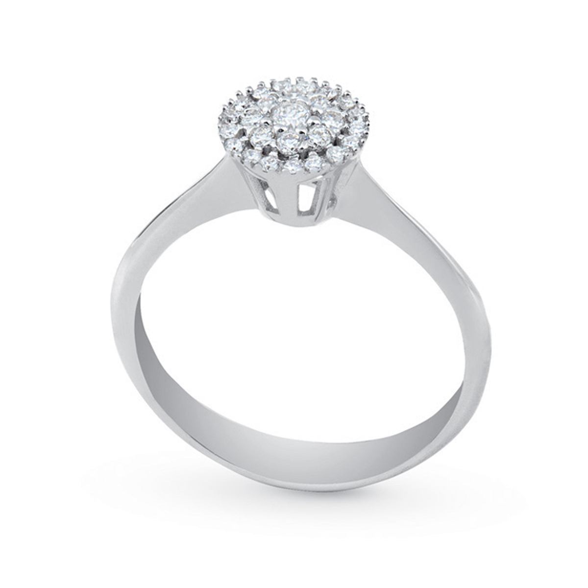 Inel Artlinea din aur alb cu diamant