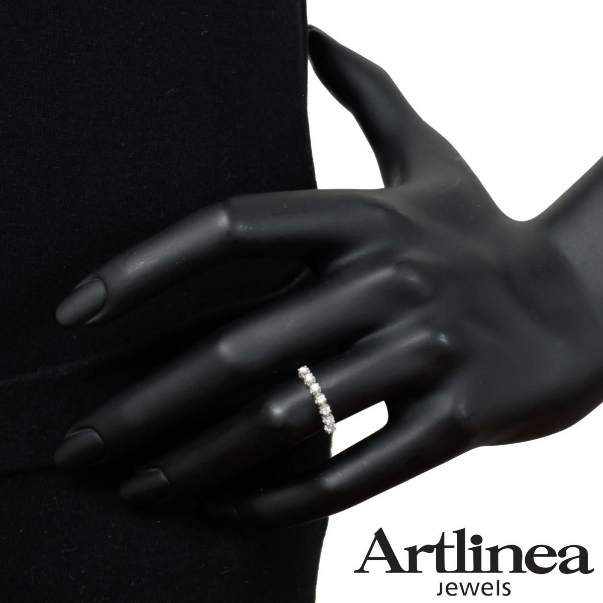 Inel Artlinea din aur alb cu diamante - image 2