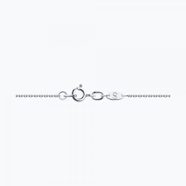 Sokolov white gold necklace with diamonds